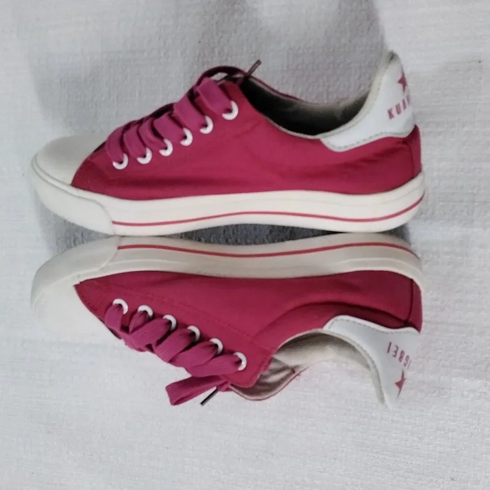 kuan bei Women Sneakers Canvas Size 7.5 Fushia Size 38 Europe - Picture 5 of 16